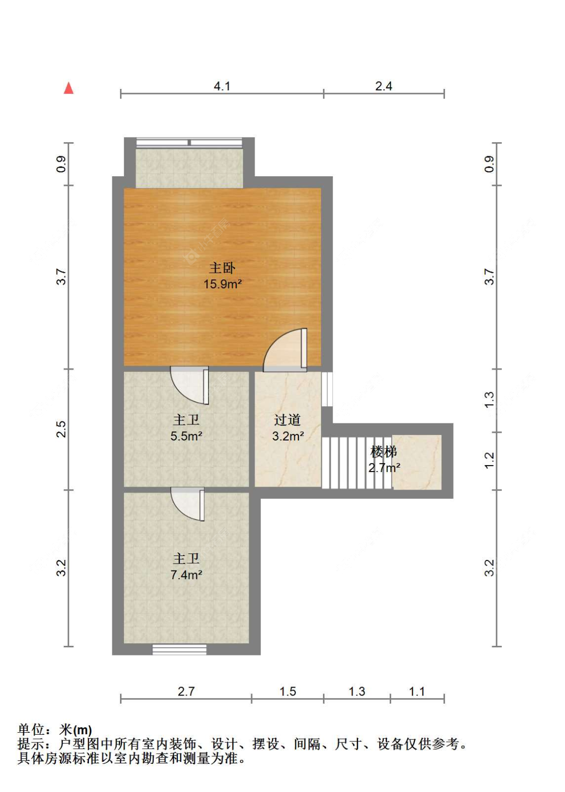 苏州世茂九溪墅(住宅)在售二手房源户型图_小牛看房