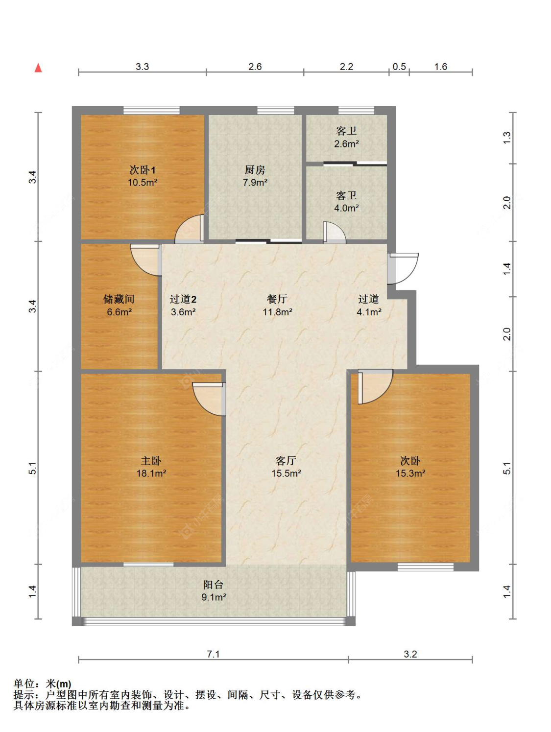 苏州悦丰新村南区在售二手房源户型图_小牛看房