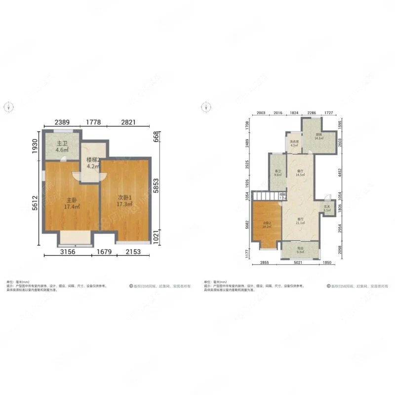 苏州世茂九溪墅(住宅)在售二手房源户型图_小牛看房