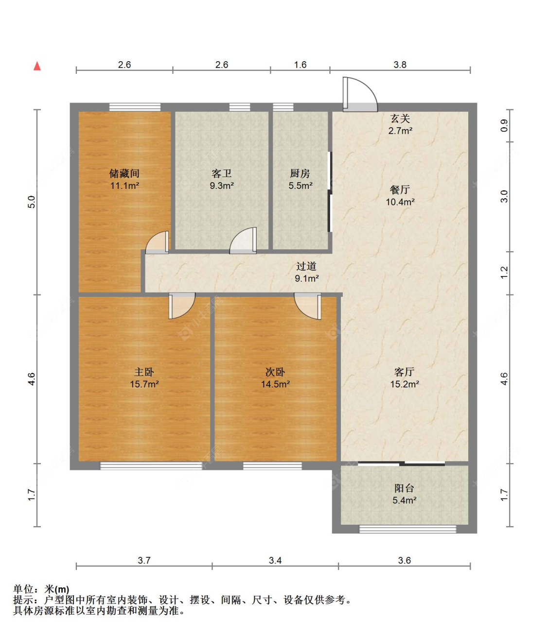 苏州汇金新城在售二手房源户型图_小牛看房