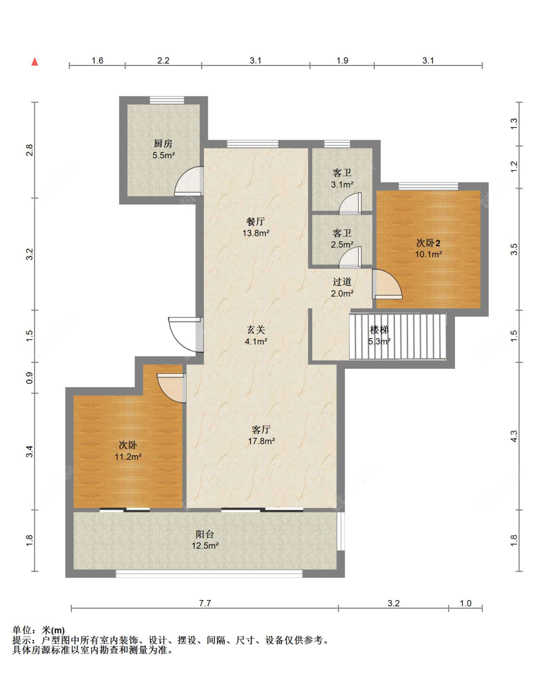 苏州世茂九溪墅(住宅)在售二手房源户型图_小牛看房