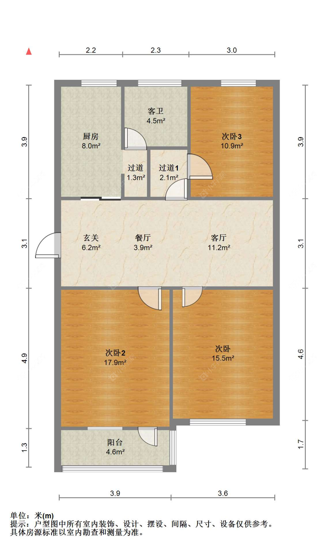 苏州杨舍胜利新村(东区)在售二手房源户型图_小牛看房