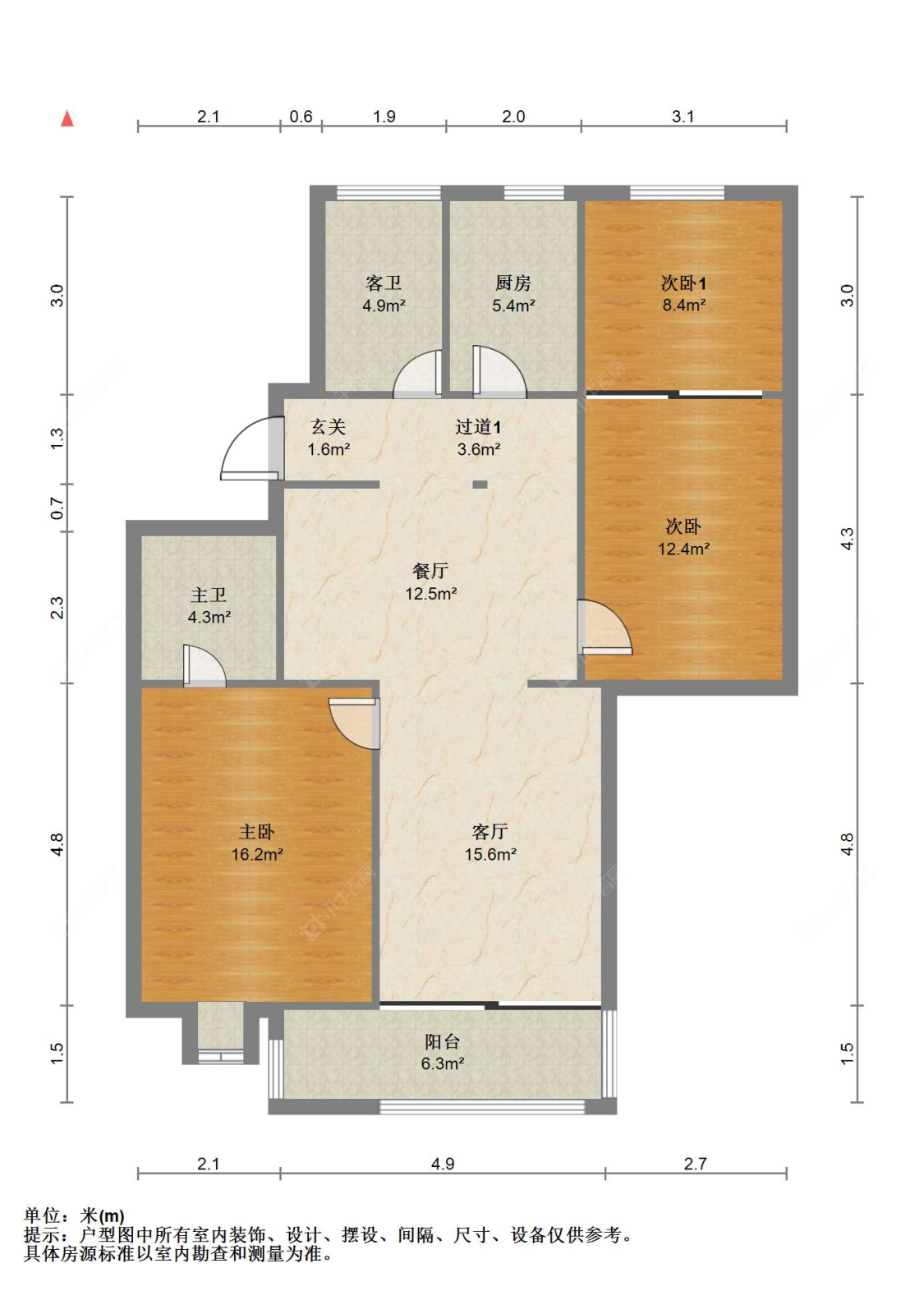 苏州民丰苑东区在售二手房源户型图_小牛看房