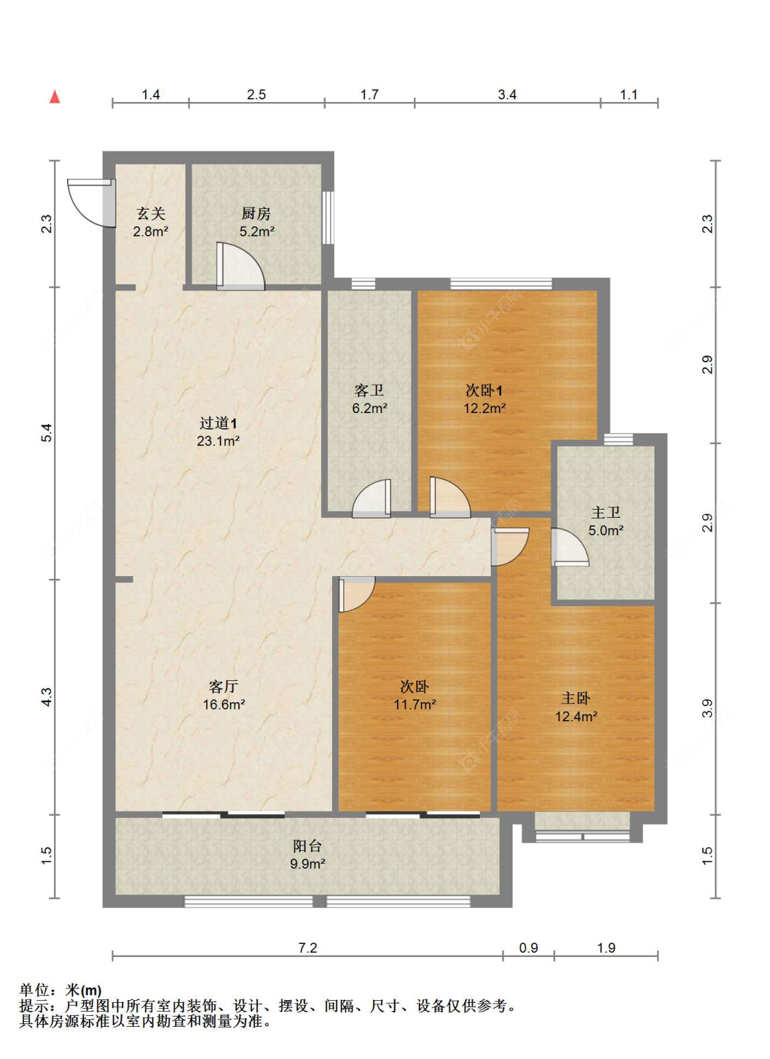 苏州建发泱誉在售二手房源户型图_小牛看房