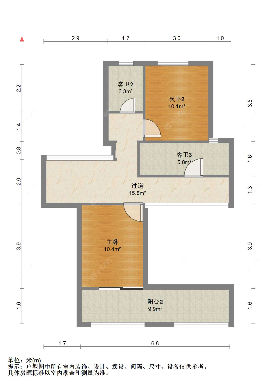 苏州湖悦天境在售二手房源户型图_小牛看房