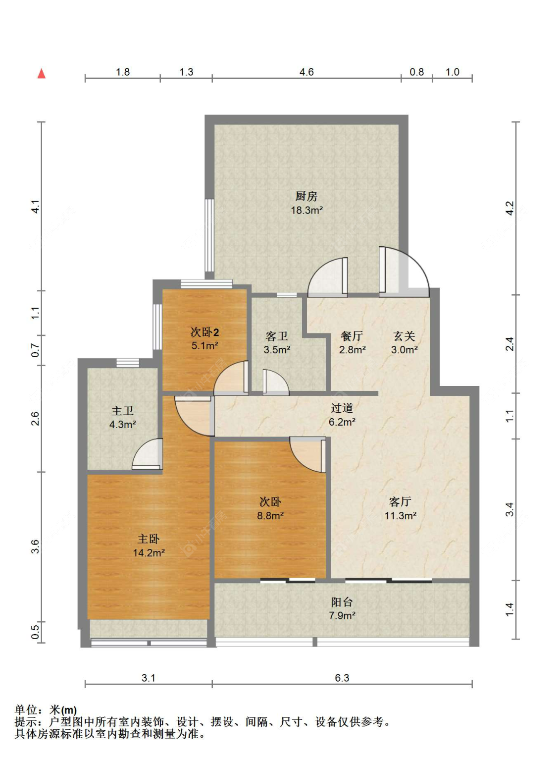 苏州建发和玺在售二手房源户型图_小牛看房