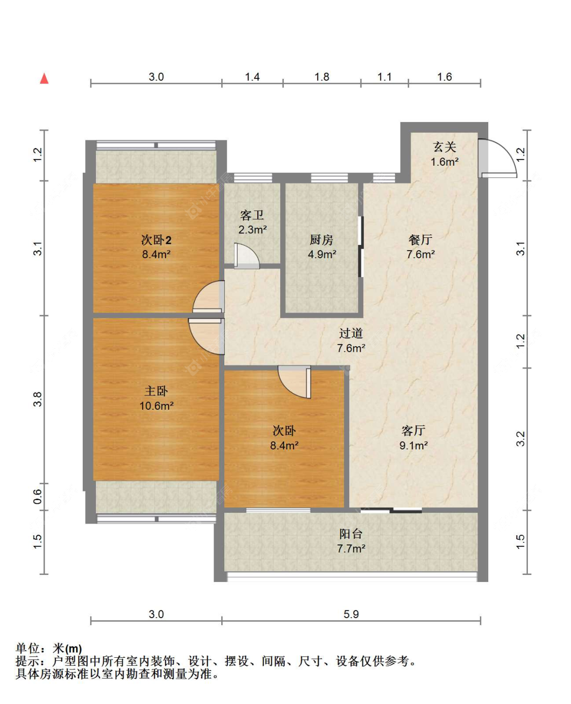 苏州文锦云庭在售二手房源户型图_小牛看房