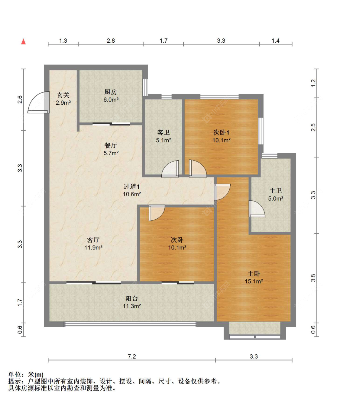 苏州建发和玺在售二手房源户型图_小牛看房
