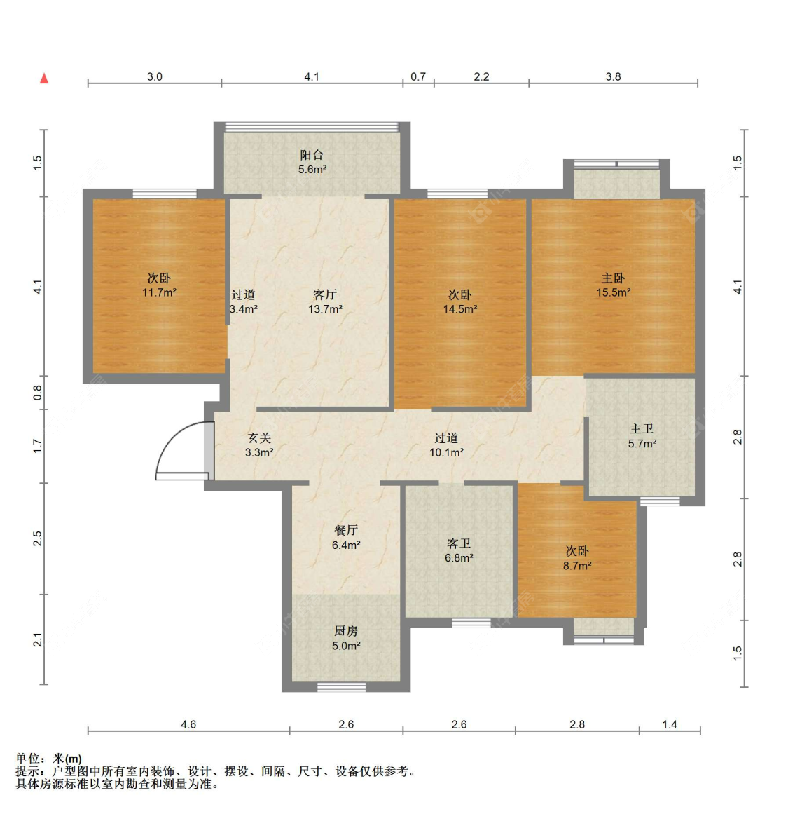苏州新乘北苑四期在售二手房源户型图_小牛看房