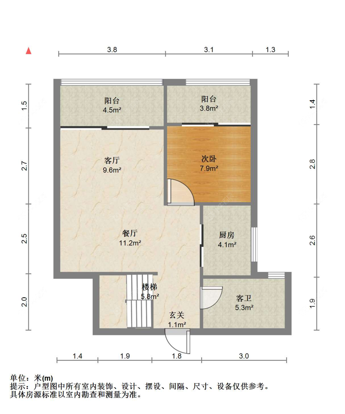 苏州中联铂悦在售二手房源户型图_小牛看房