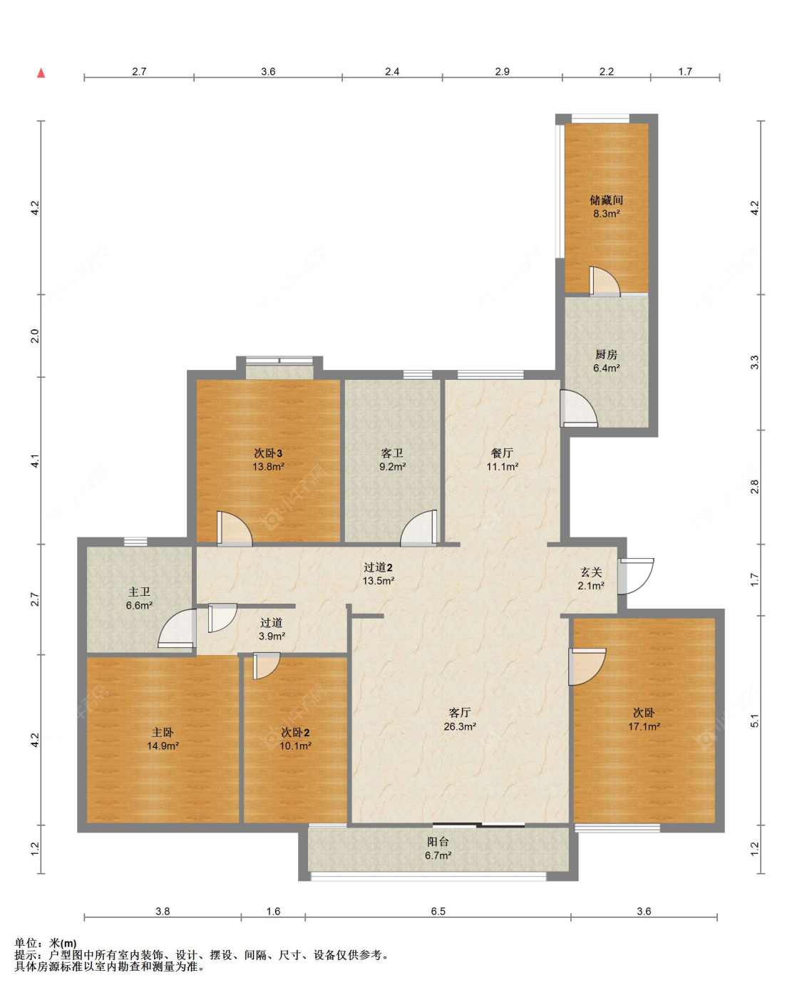 苏州江南十二府在售二手房源户型图_小牛看房