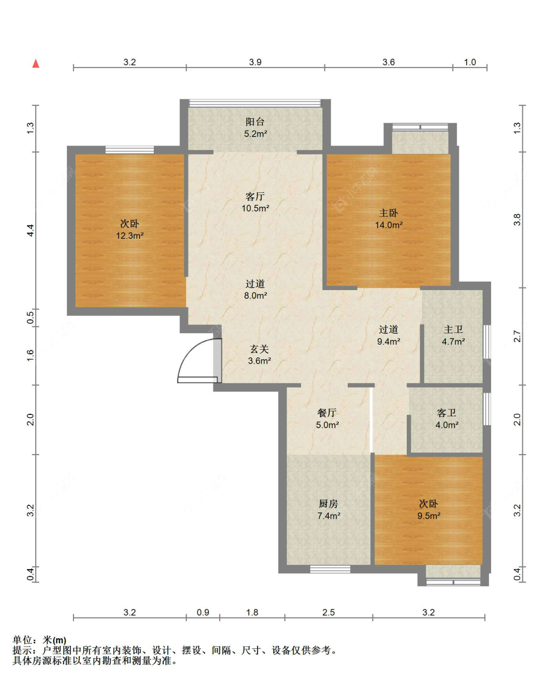 苏州新乘北苑四期在售二手房源户型图_小牛看房