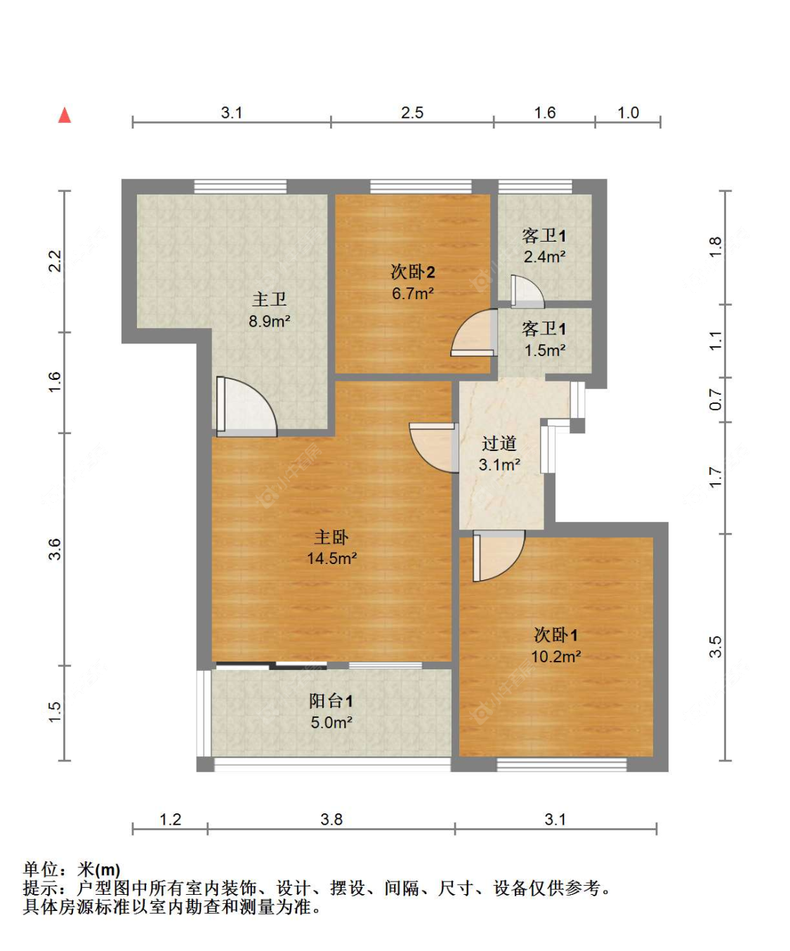 苏州海源名邸在售二手房源户型图_小牛看房