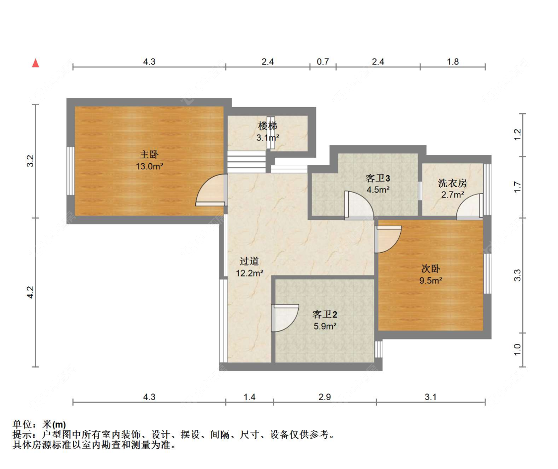 苏州碧桂园天玺在售二手房源户型图_小牛看房