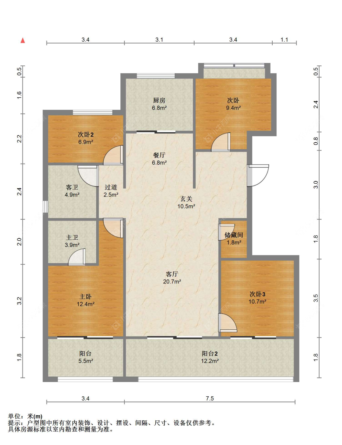 苏州建发御珑湾在售二手房源户型图_小牛看房