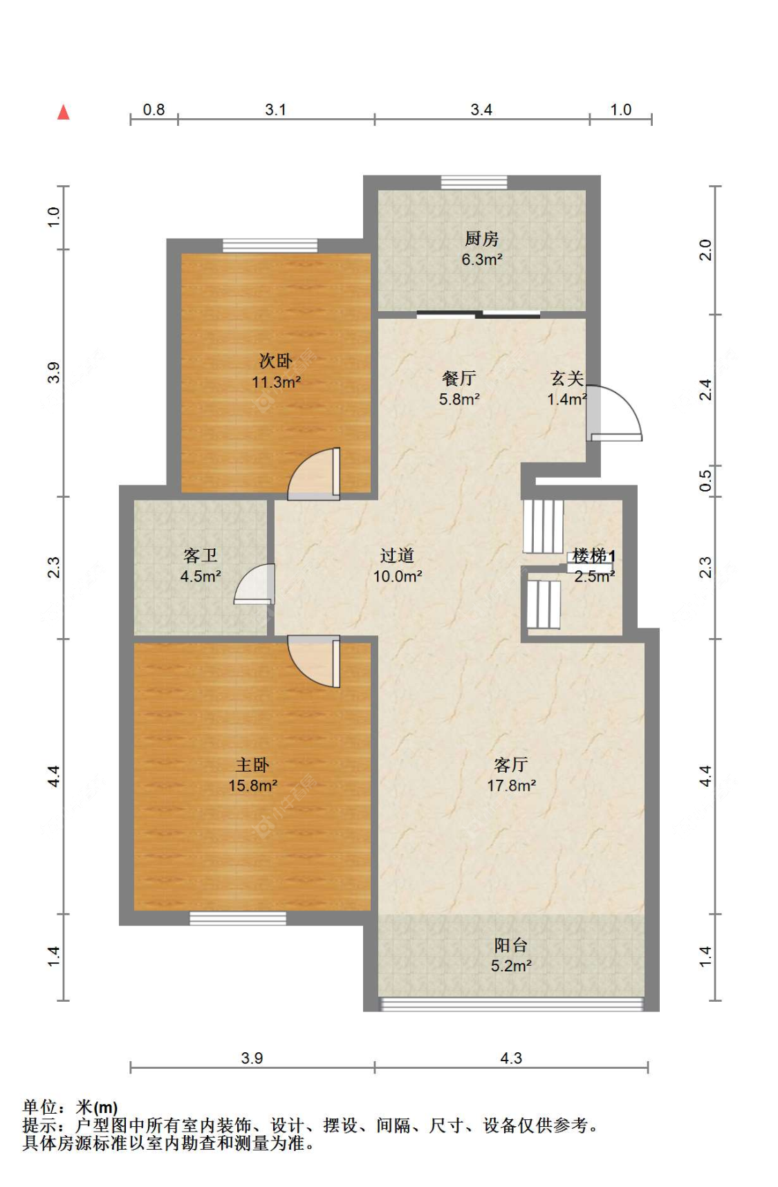 苏州塘市花苑在售二手房源户型图_小牛看房