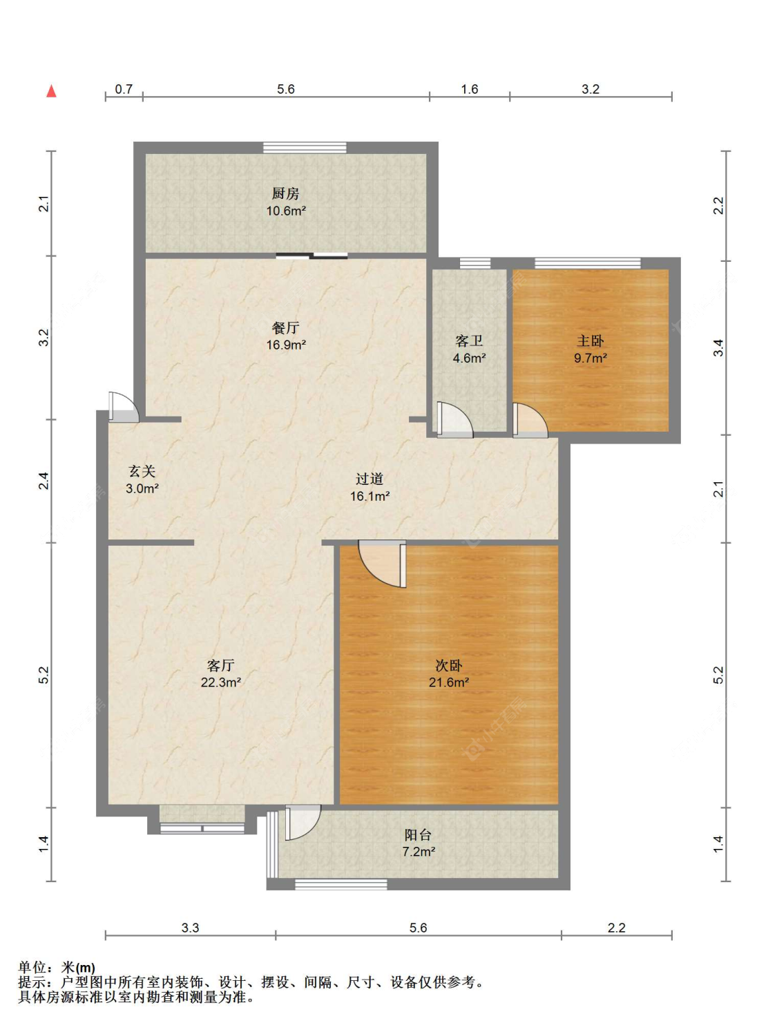 苏州百桥花园在售二手房源户型图_小牛看房