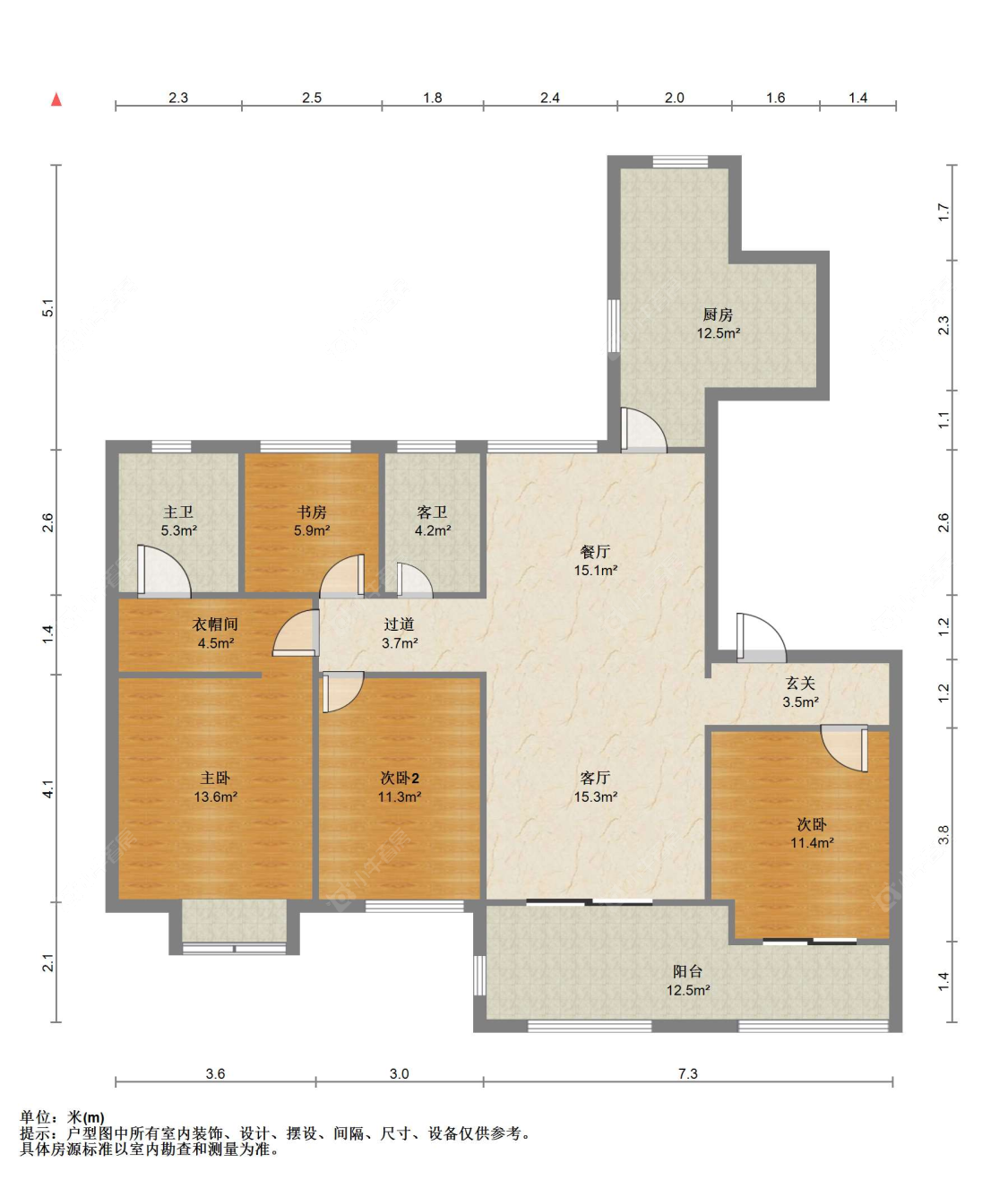 苏州世茂九溪墅(住宅)在售二手房源户型图_小牛看房