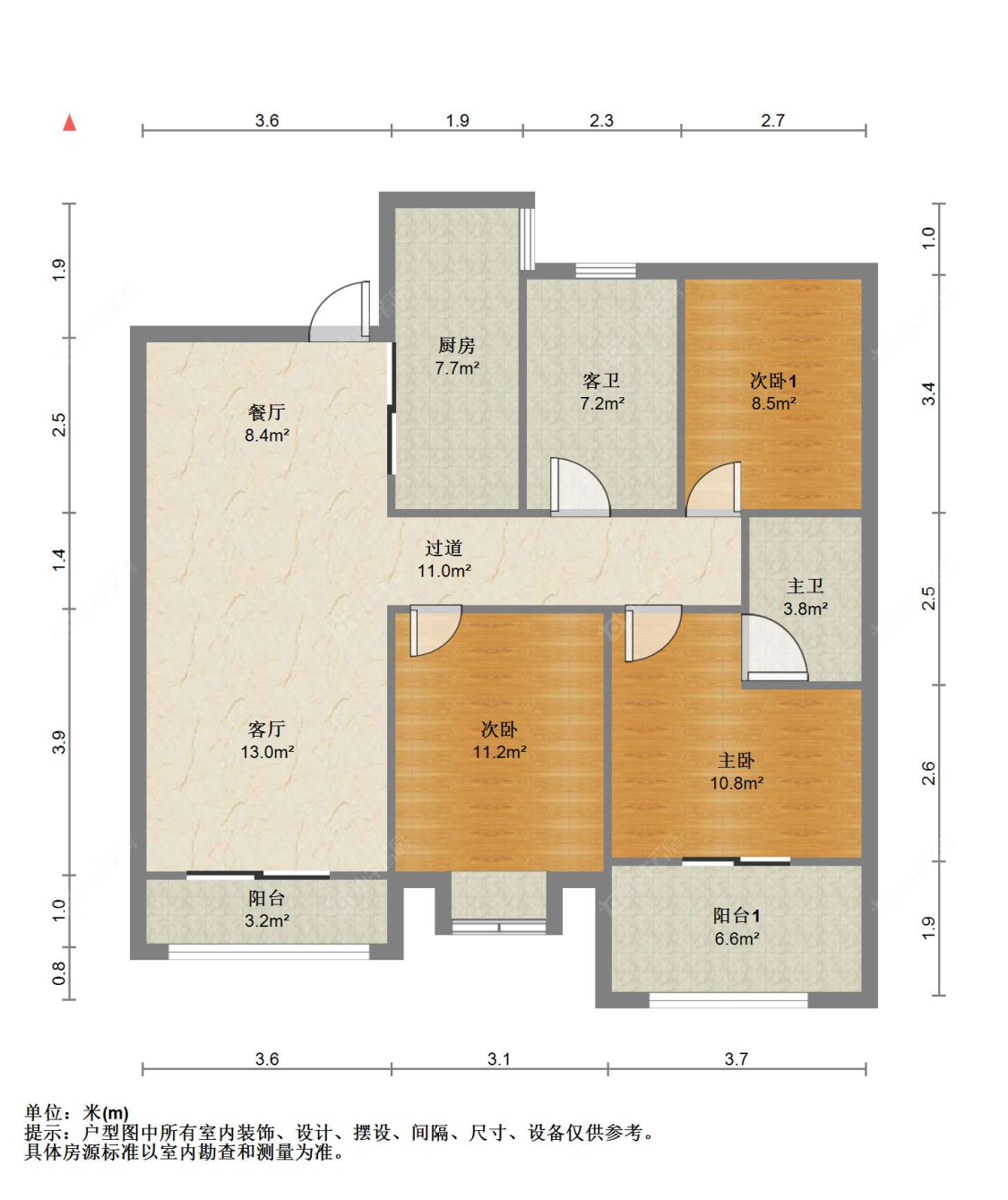 苏州汇金新城在售二手房源户型图_小牛看房