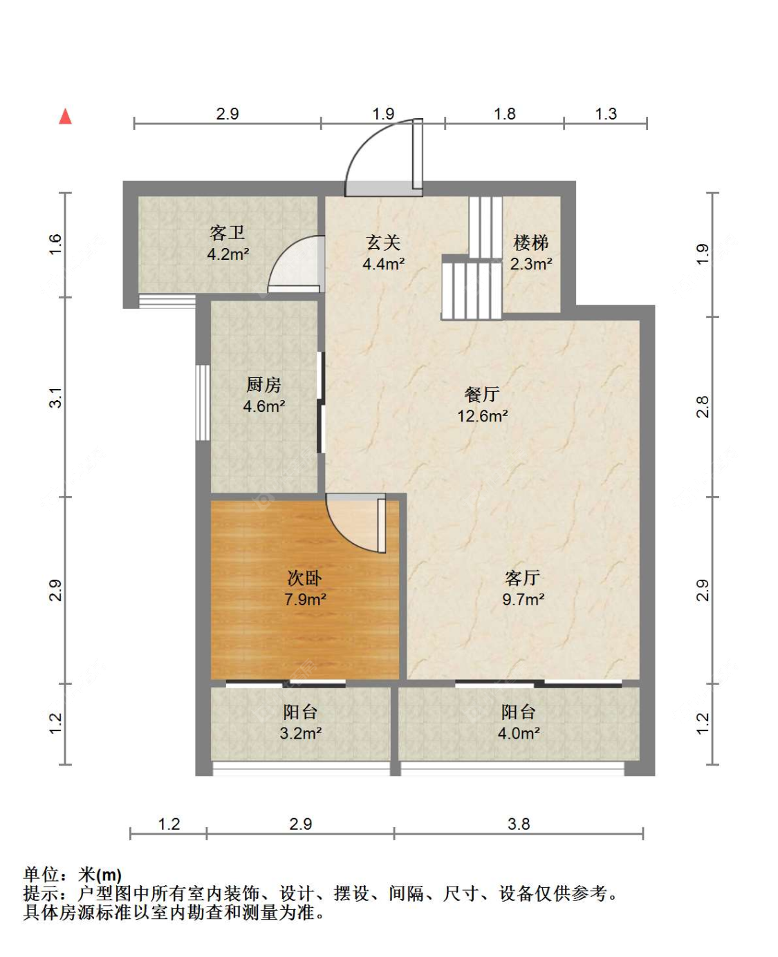 苏州中联铂悦在售二手房源户型图_小牛看房
