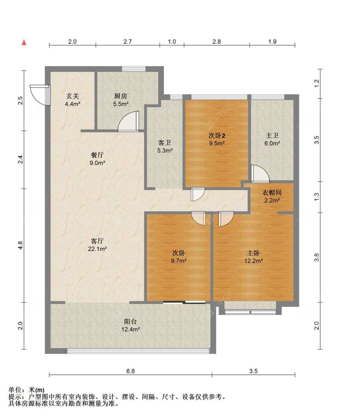 苏州建发御珑湾在售二手房源户型图_小牛看房
