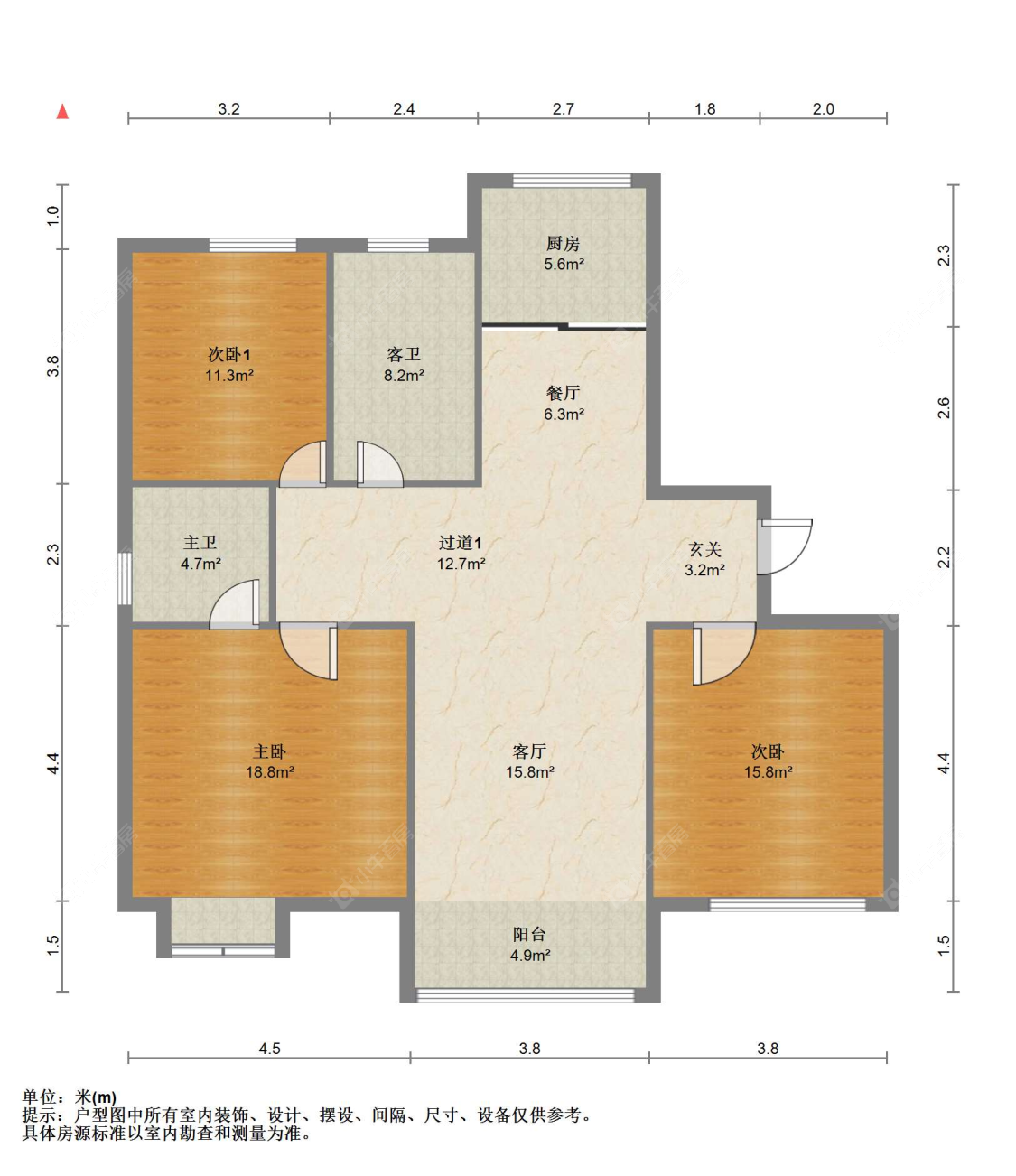 苏州悦来五村在售二手房源户型图_小牛看房