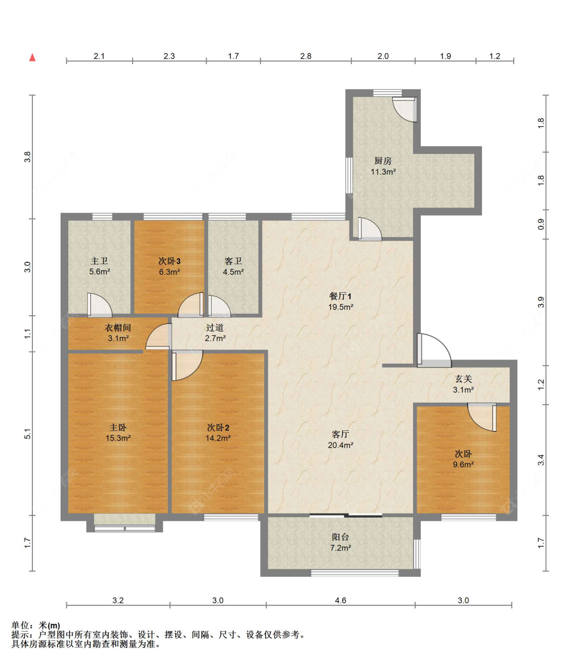 苏州世茂九溪墅(住宅)在售二手房源户型图_小牛看房