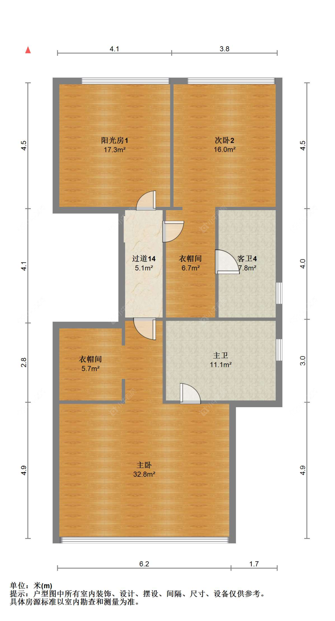 苏州缇香镜湖湾在售二手房源户型图_小牛看房