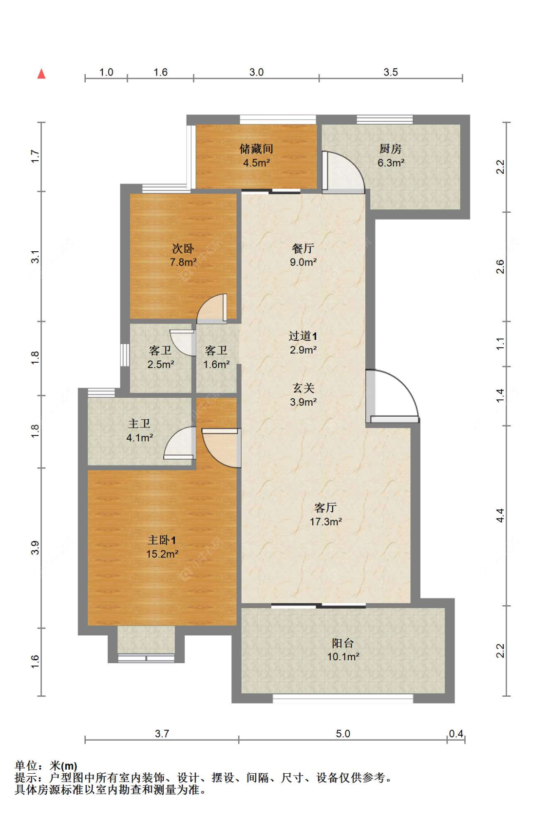 苏州南新花苑在售二手房源户型图_小牛看房