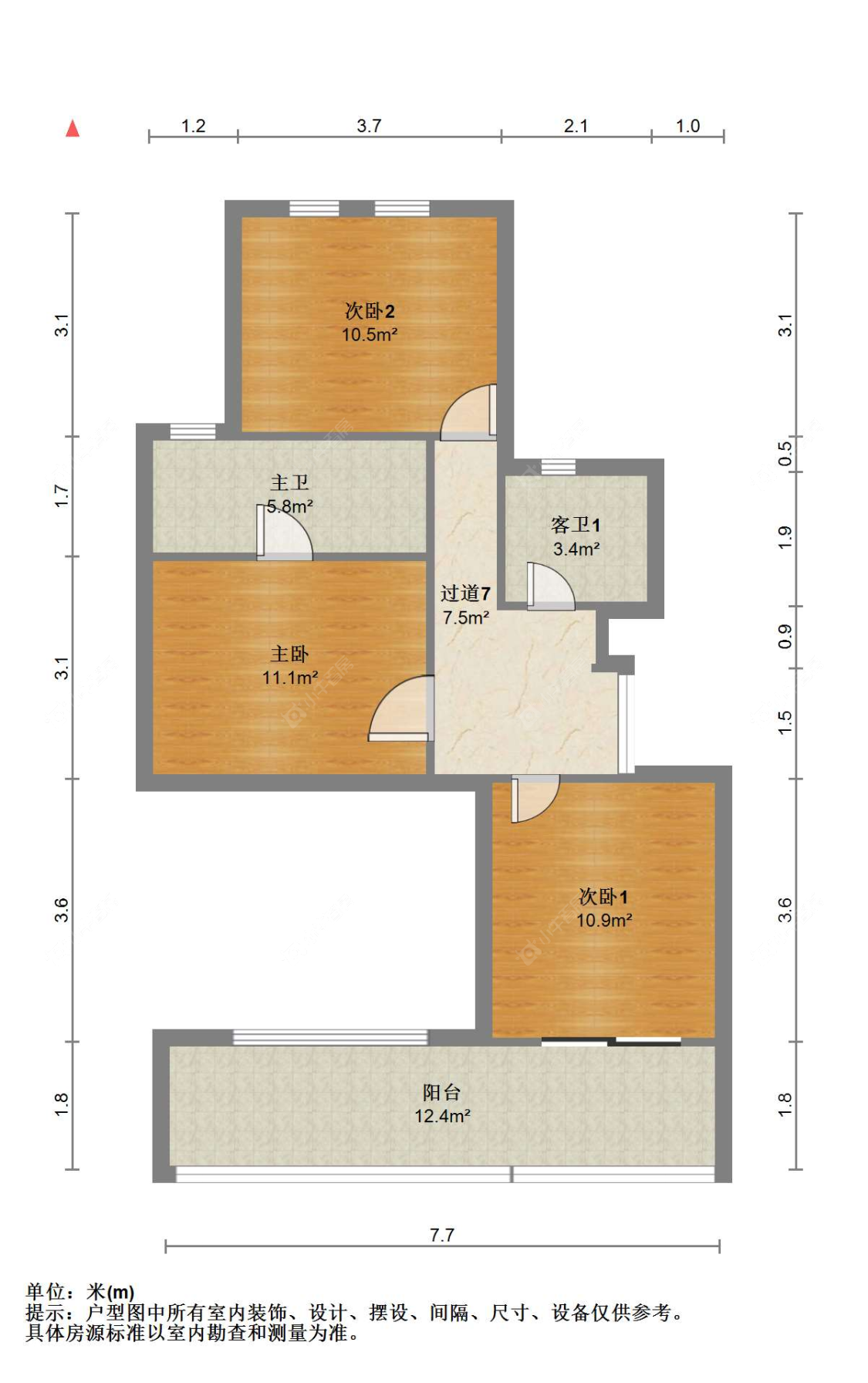 苏州湖悦天境在售二手房源户型图_小牛看房