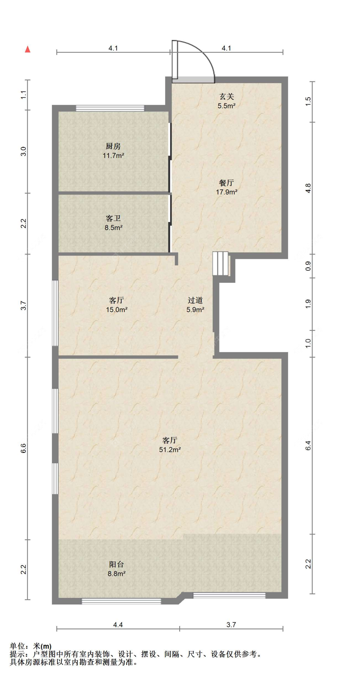 苏州湖滨水岸(别墅)在售二手房源户型图_小牛看房