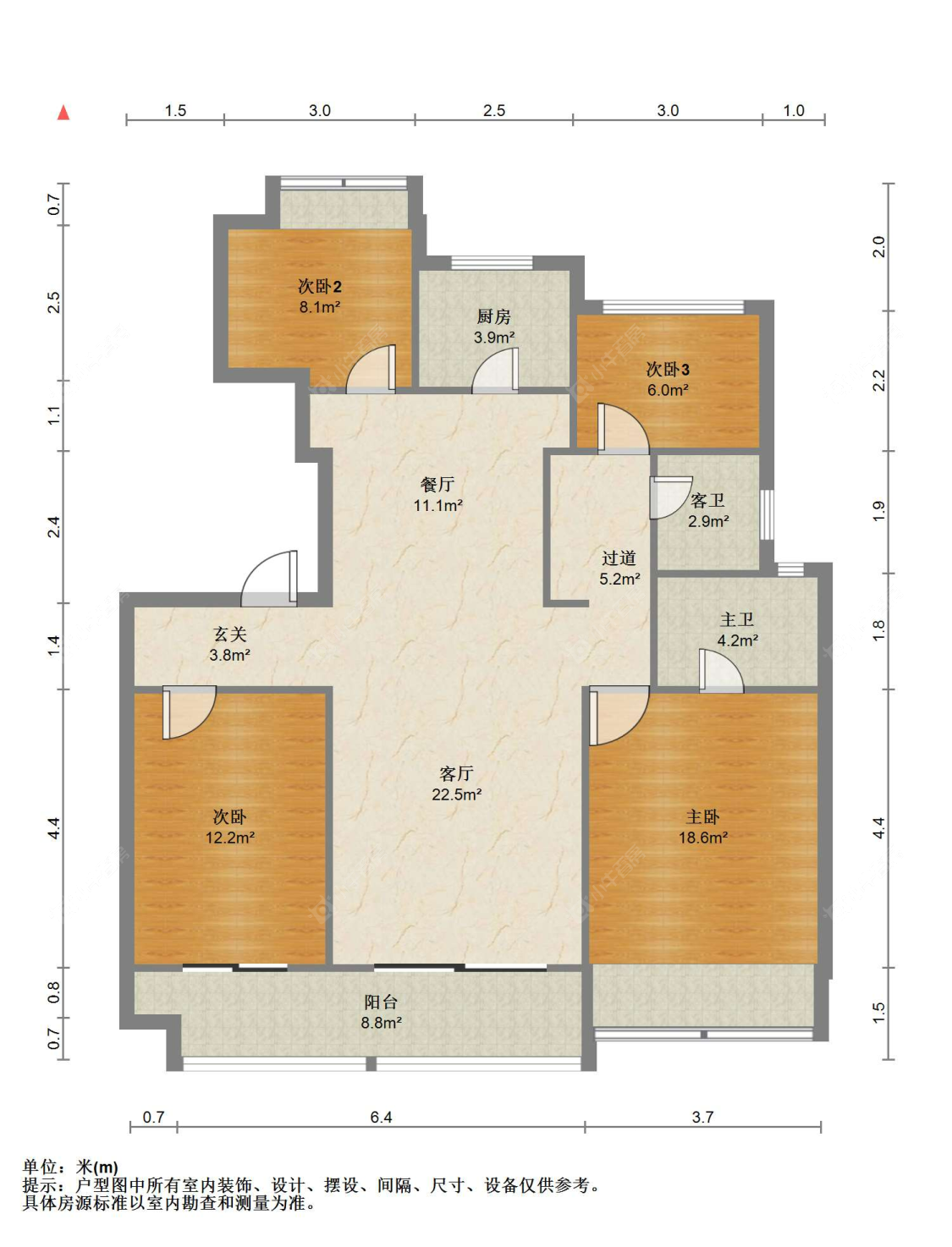 苏州湖悦天境在售二手房源户型图_小牛看房