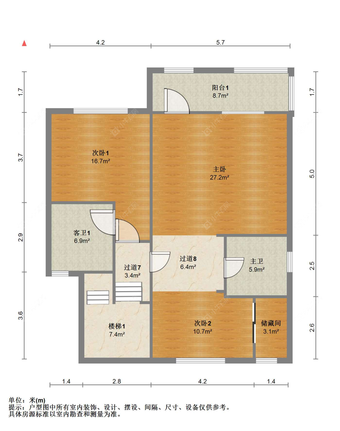 苏州荣盛锦苑在售二手房源户型图_小牛看房