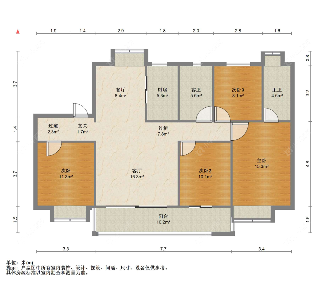 苏州云樾兰庭在售二手房源户型图_小牛看房