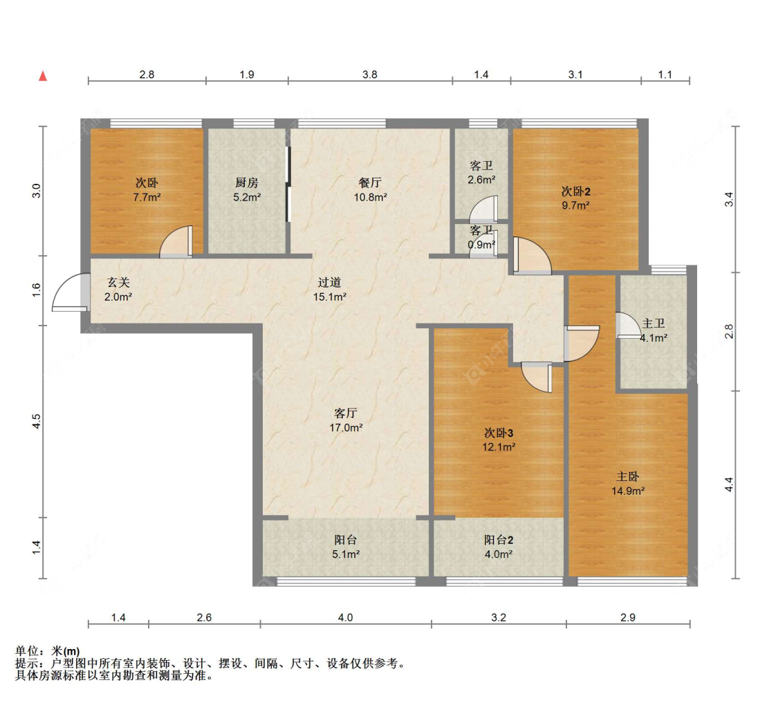 苏州金新城首府在售二手房源户型图_小牛看房