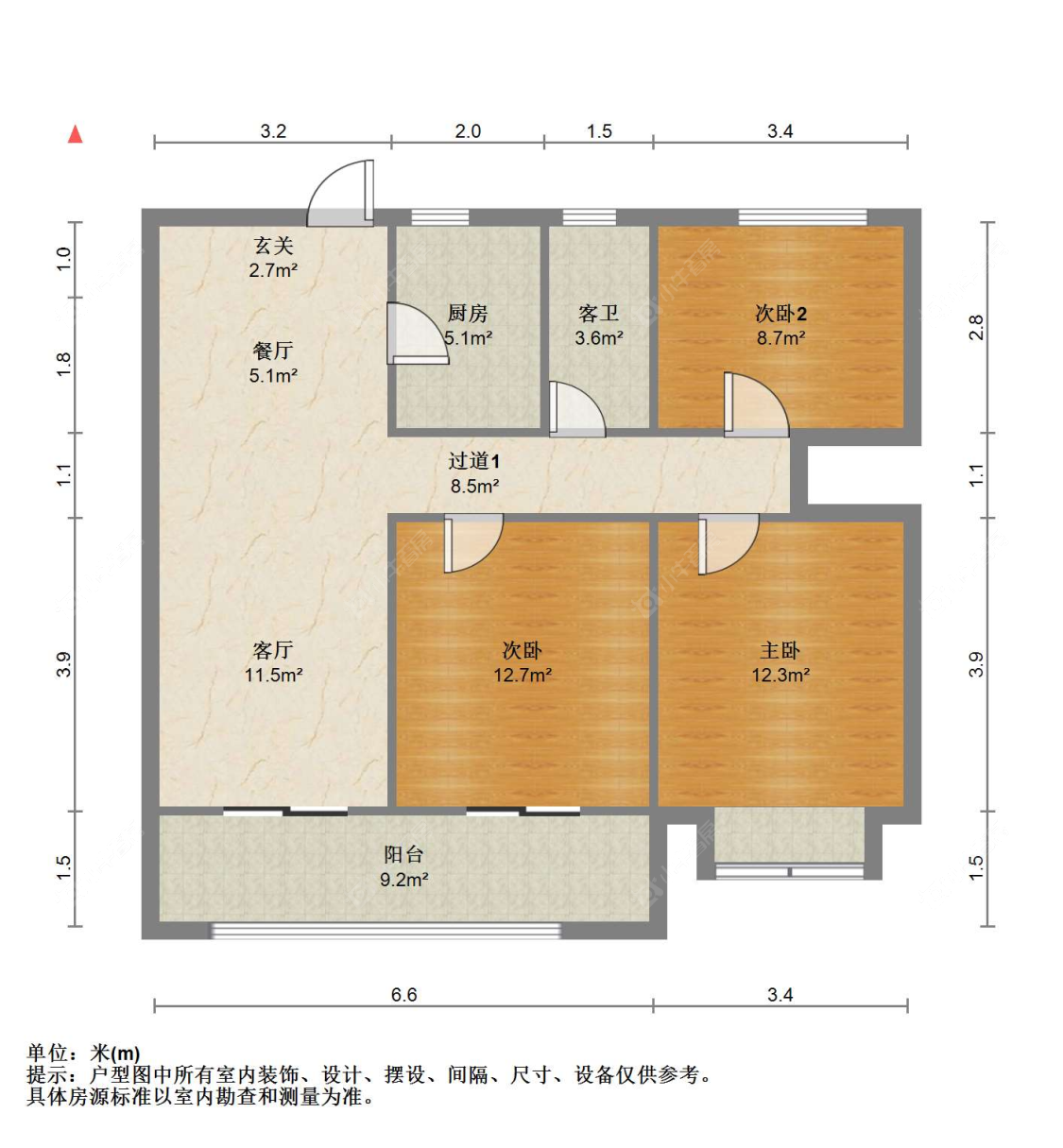 苏州金茂悦湖雅居在售二手房源户型图_小牛看房