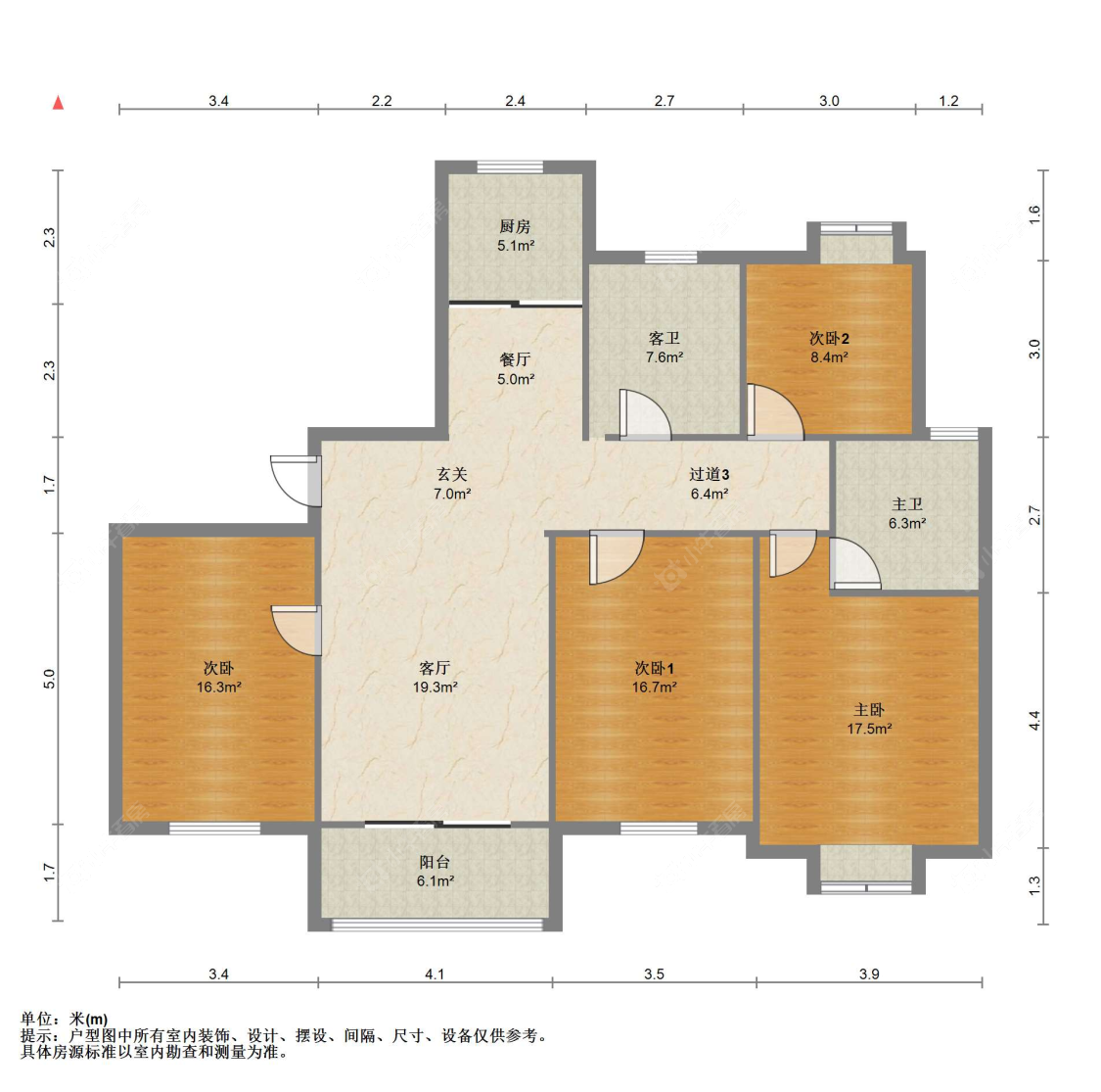 苏州新乘北苑四期在售二手房源户型图_小牛看房