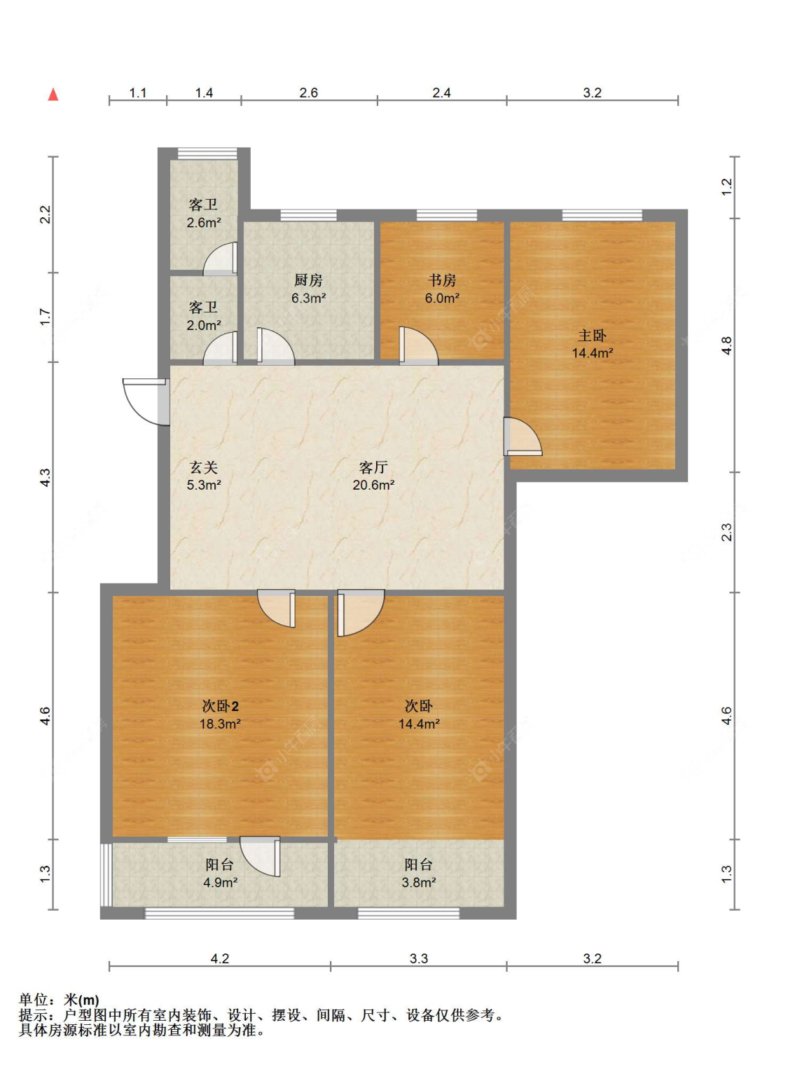 苏州云盘二村在售二手房源户型图_小牛看房