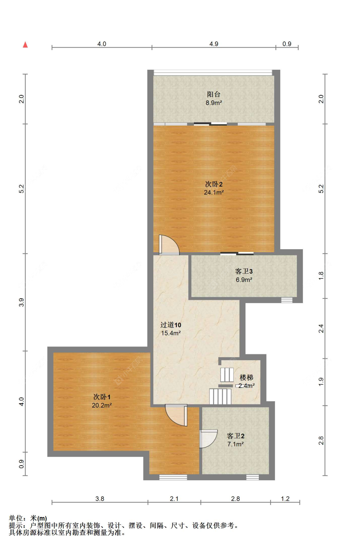 苏州世茂九溪墅(别墅)在售二手房源户型图_小牛看房