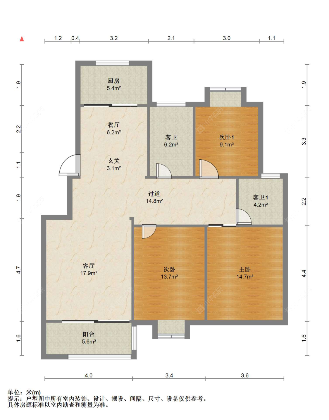 苏州丽新花苑在售二手房源户型图_小牛看房