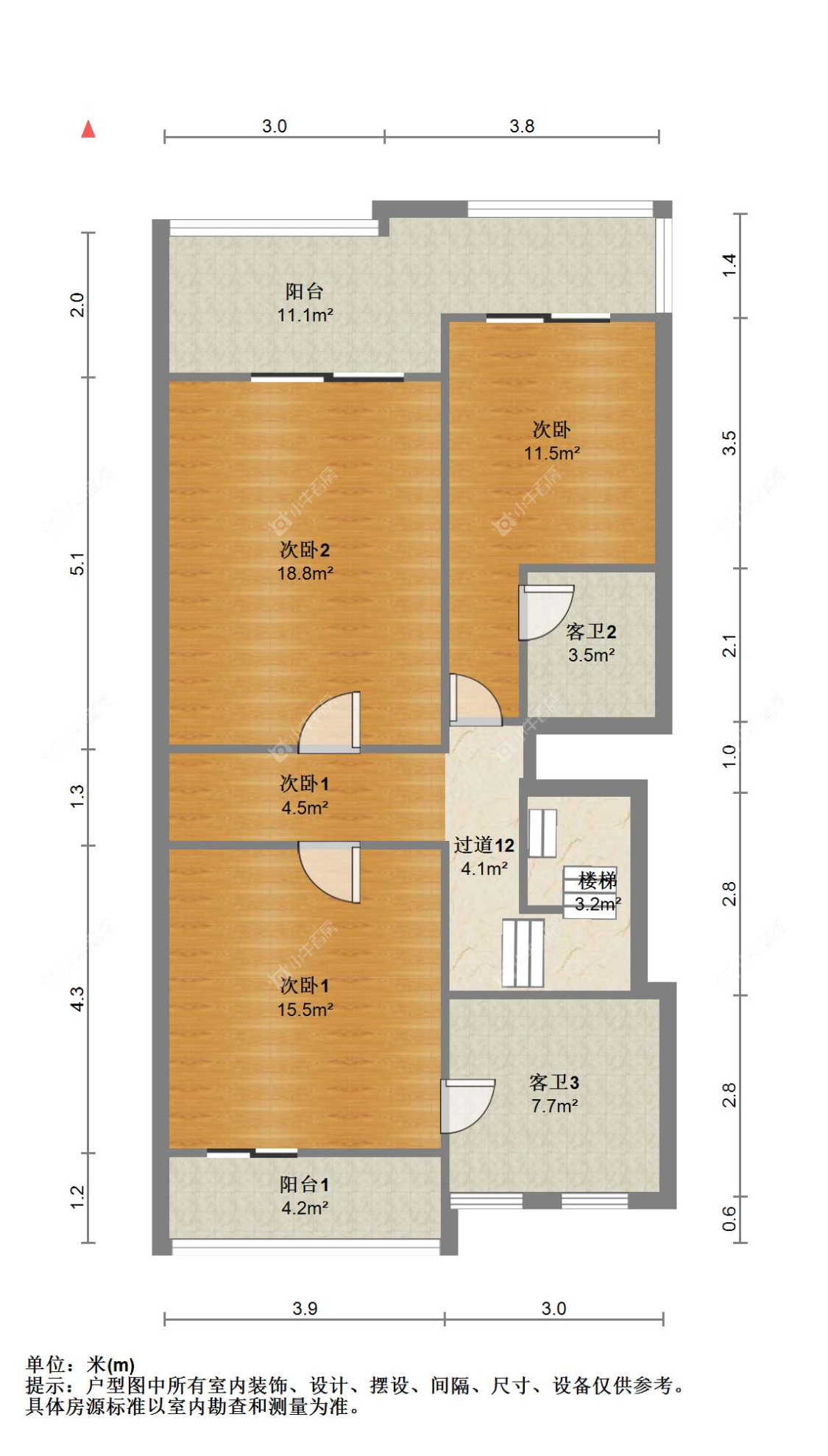 苏州中昊檀宫在售二手房源户型图_小牛看房