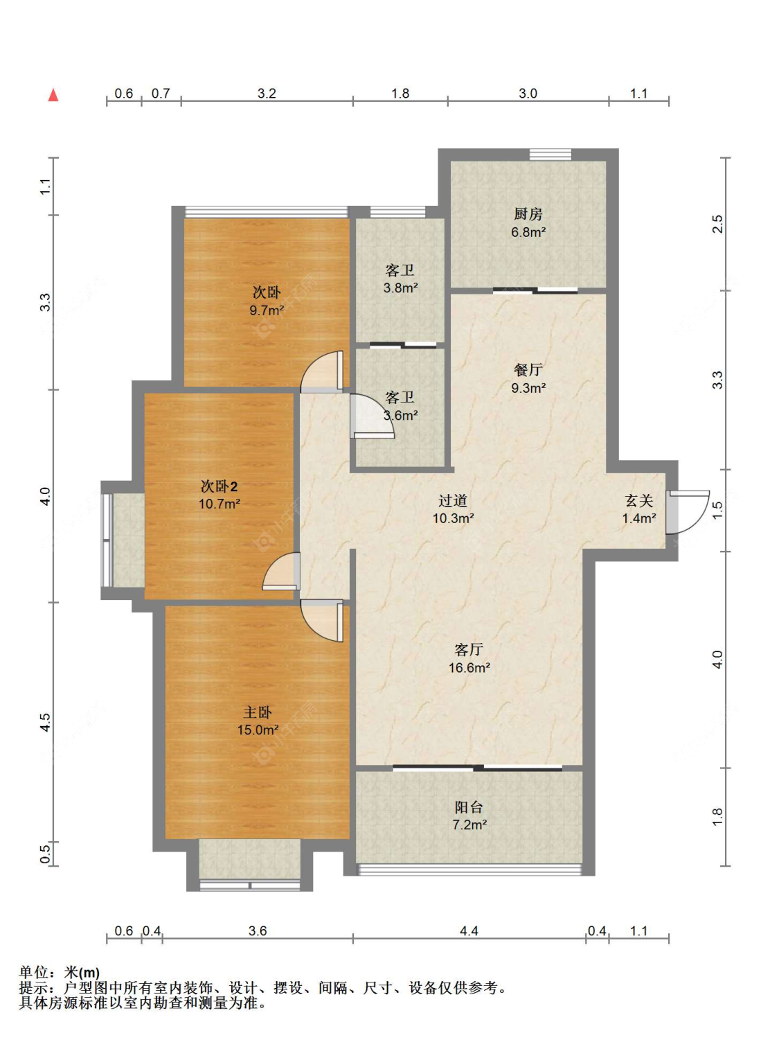 苏州中联铂悦在售二手房源户型图_小牛看房