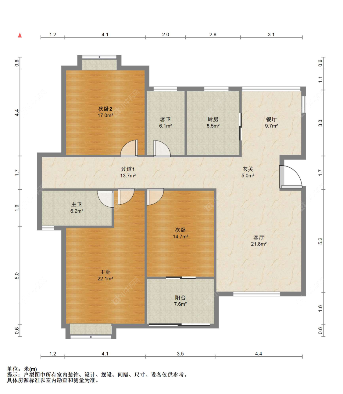 苏州帝景豪园在售二手房源户型图_小牛看房