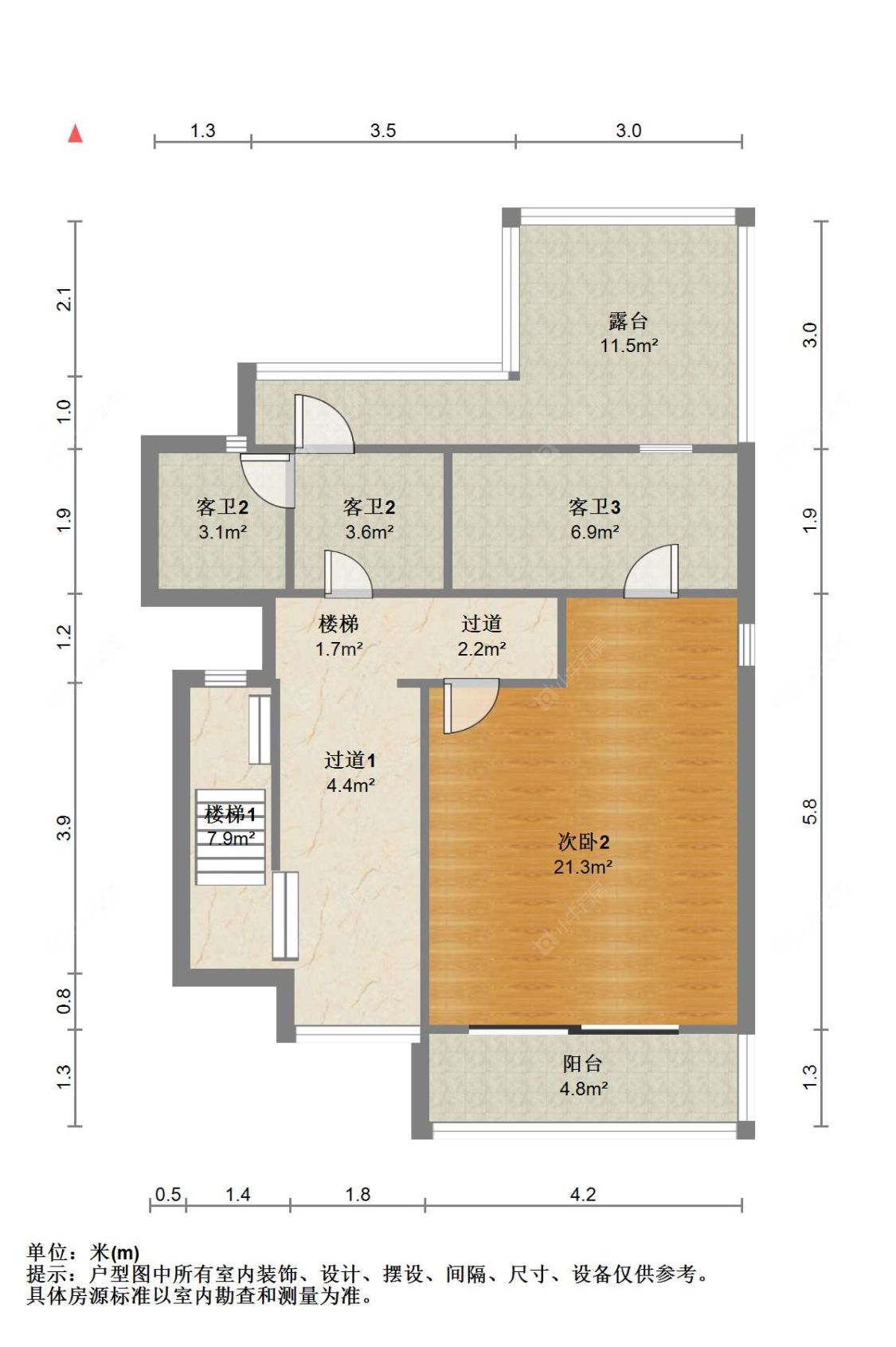 苏州中联铂悦在售二手房源户型图_小牛看房