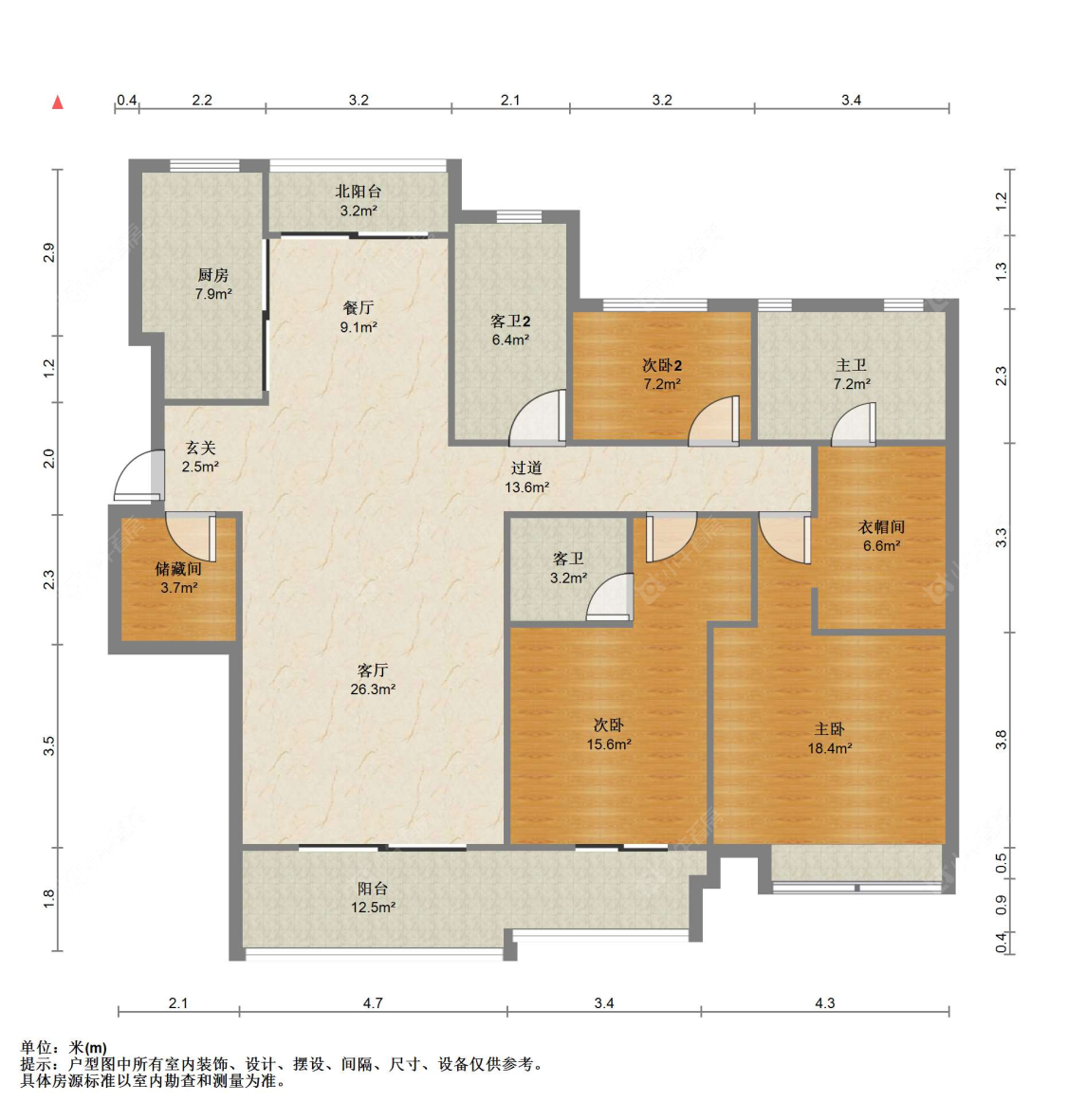 苏州世茂九溪墅(住宅)在售二手房源户型图_小牛看房
