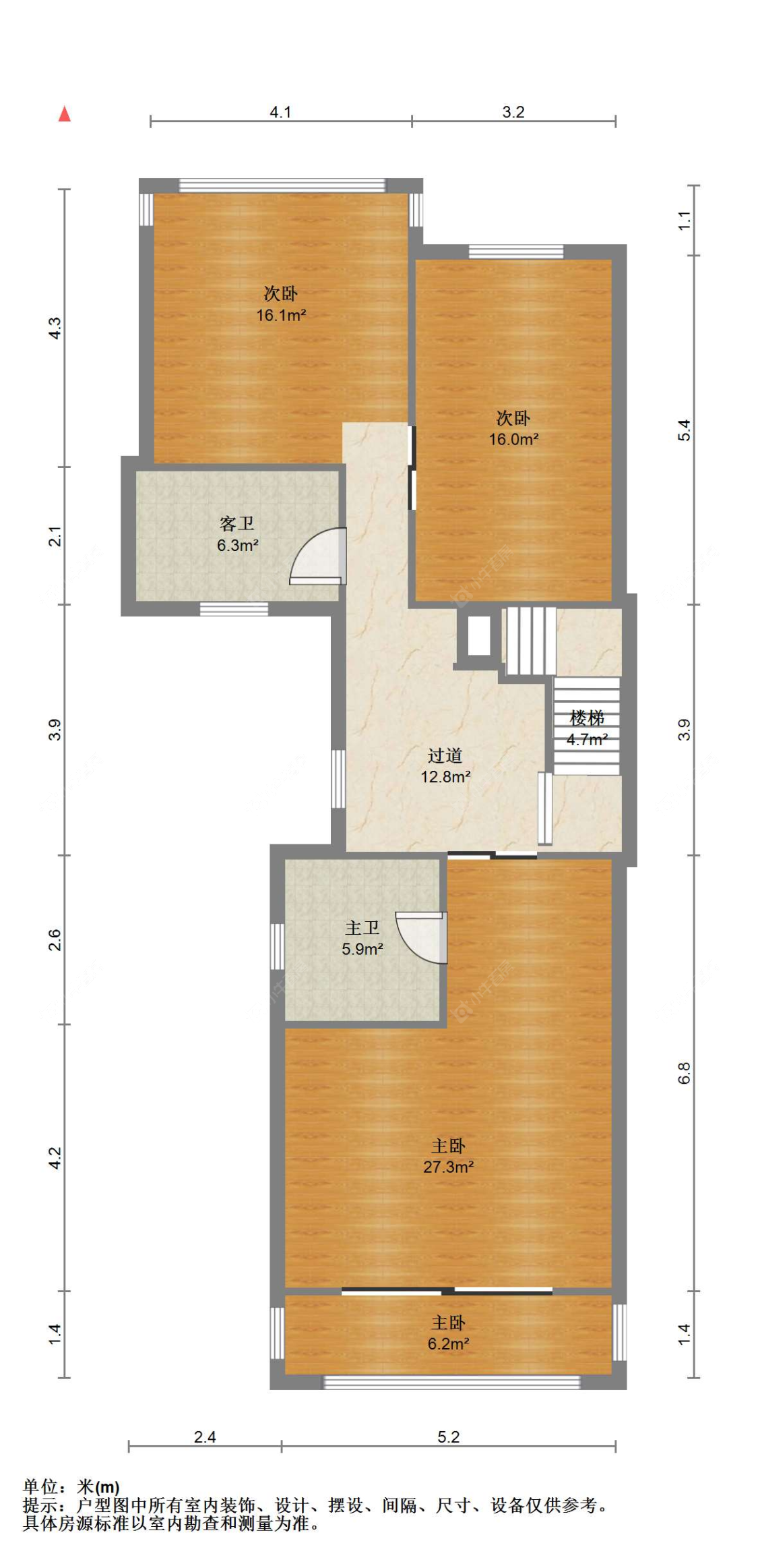 苏州香蜜湖公馆(别墅)东区在售二手房源户型图_小牛看房