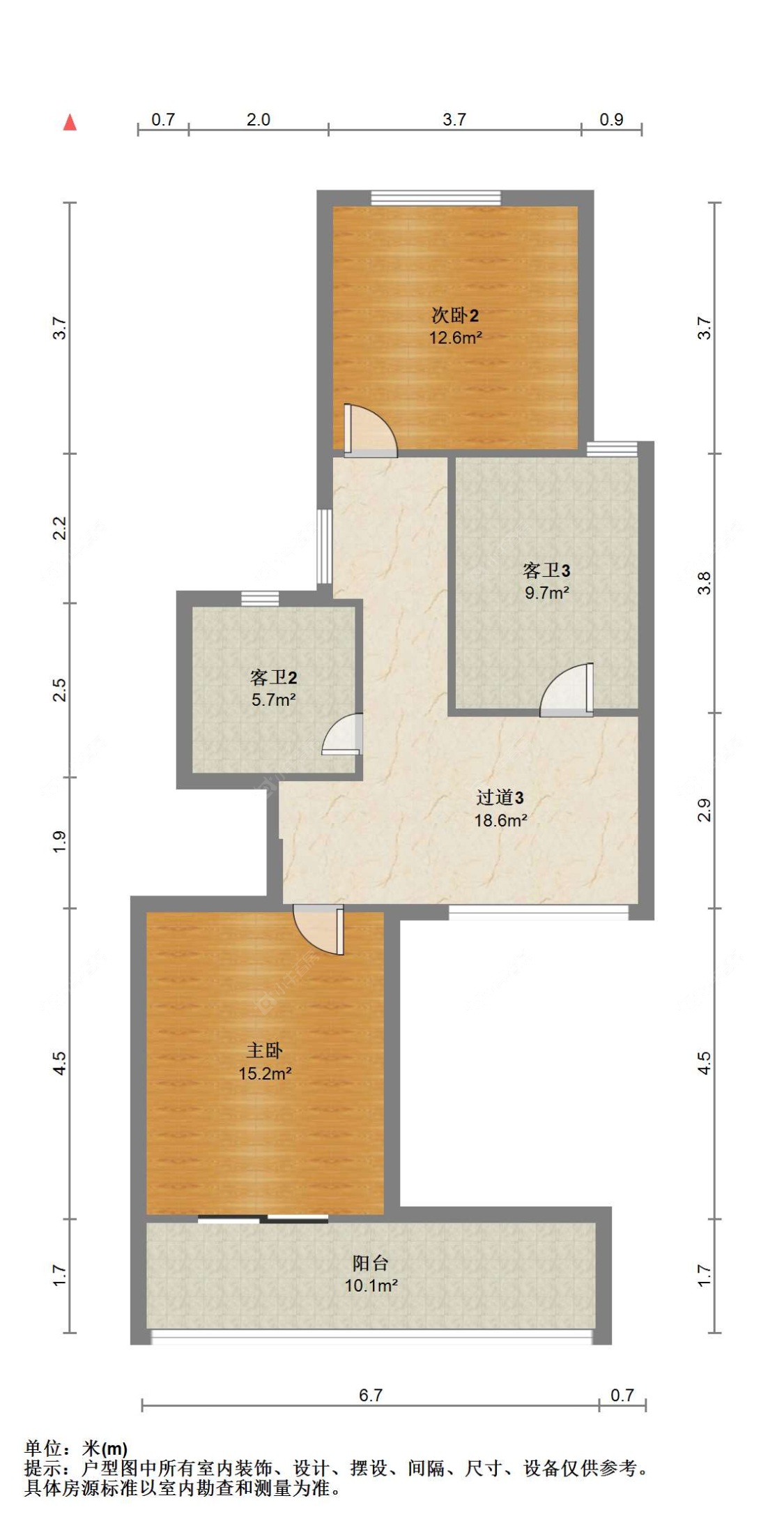 苏州中联棠樾在售二手房源户型图_小牛看房