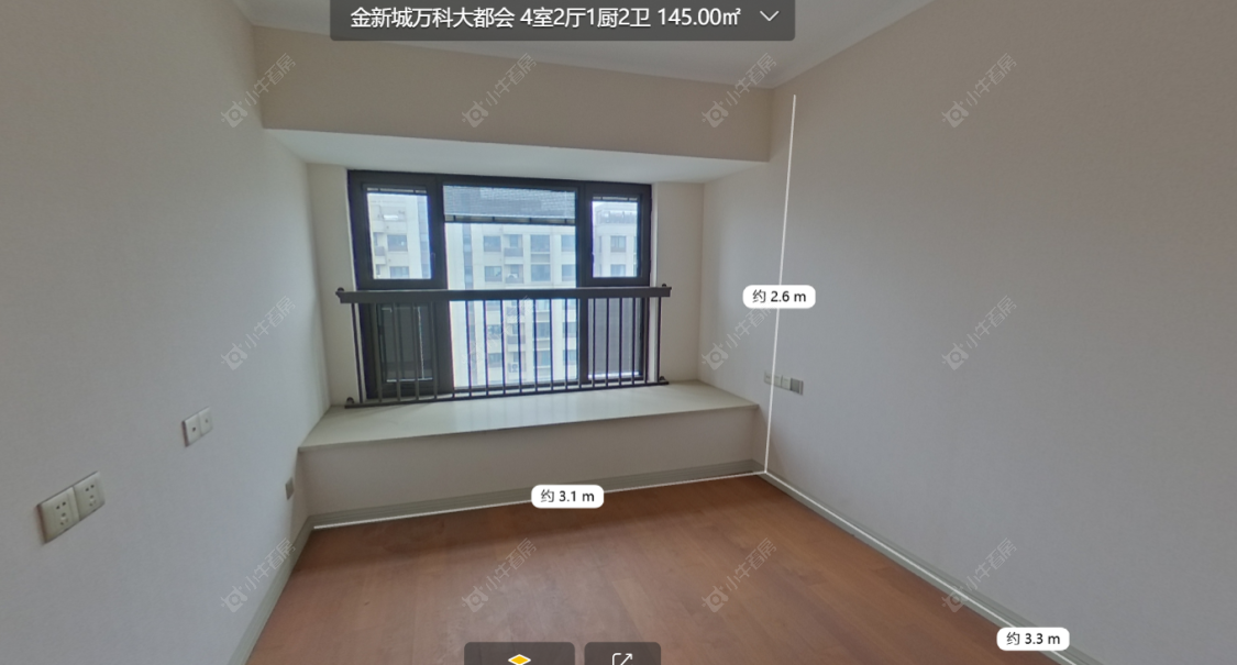 苏州金新城万科大都会在售二手房源室内图_小牛看房