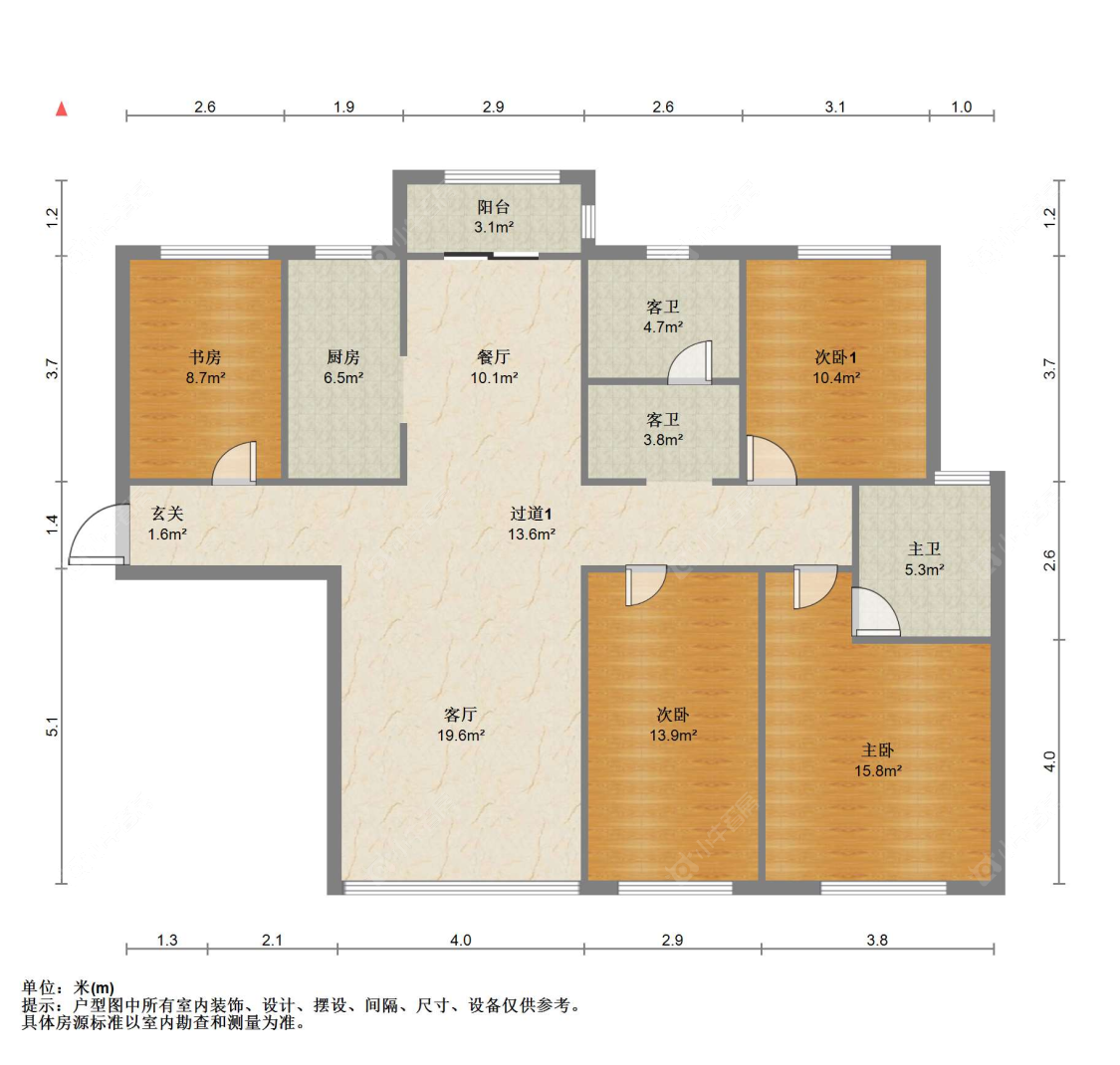 苏州君临新城在售二手房源户型图_小牛看房