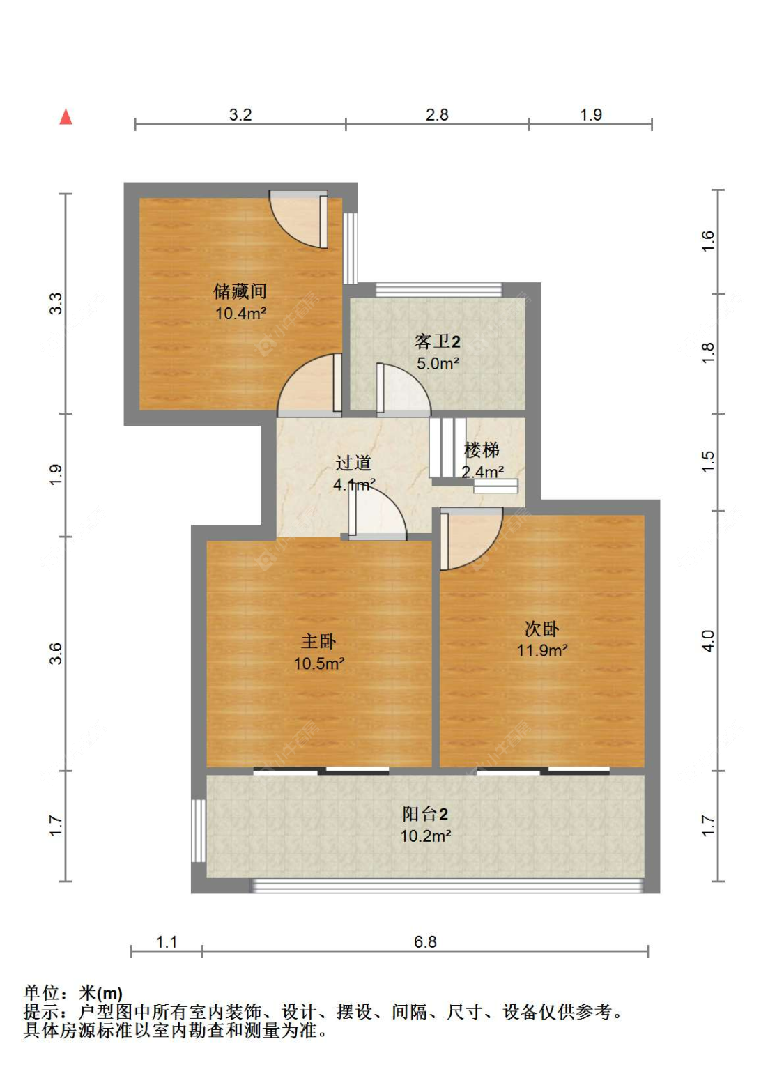 苏州中梁壹号院(二期)在售二手房源户型图_小牛看房